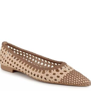 Splendid Woven Tan Flats Size 7.5 - Excellent Condtion